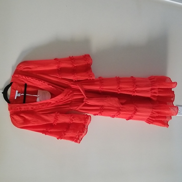Alexis X Target Angel Sleeve Tiered Ruffle Dress - Small - Picture 4 of 6